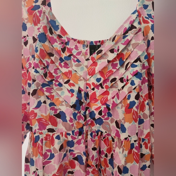 YasVio Floral Midi Dress - large - Picture 2 of 5